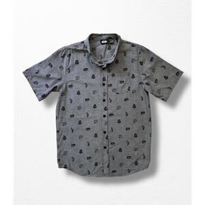 Star Wars Short Sleeve Button Up Shirt, Kids’ Size XL